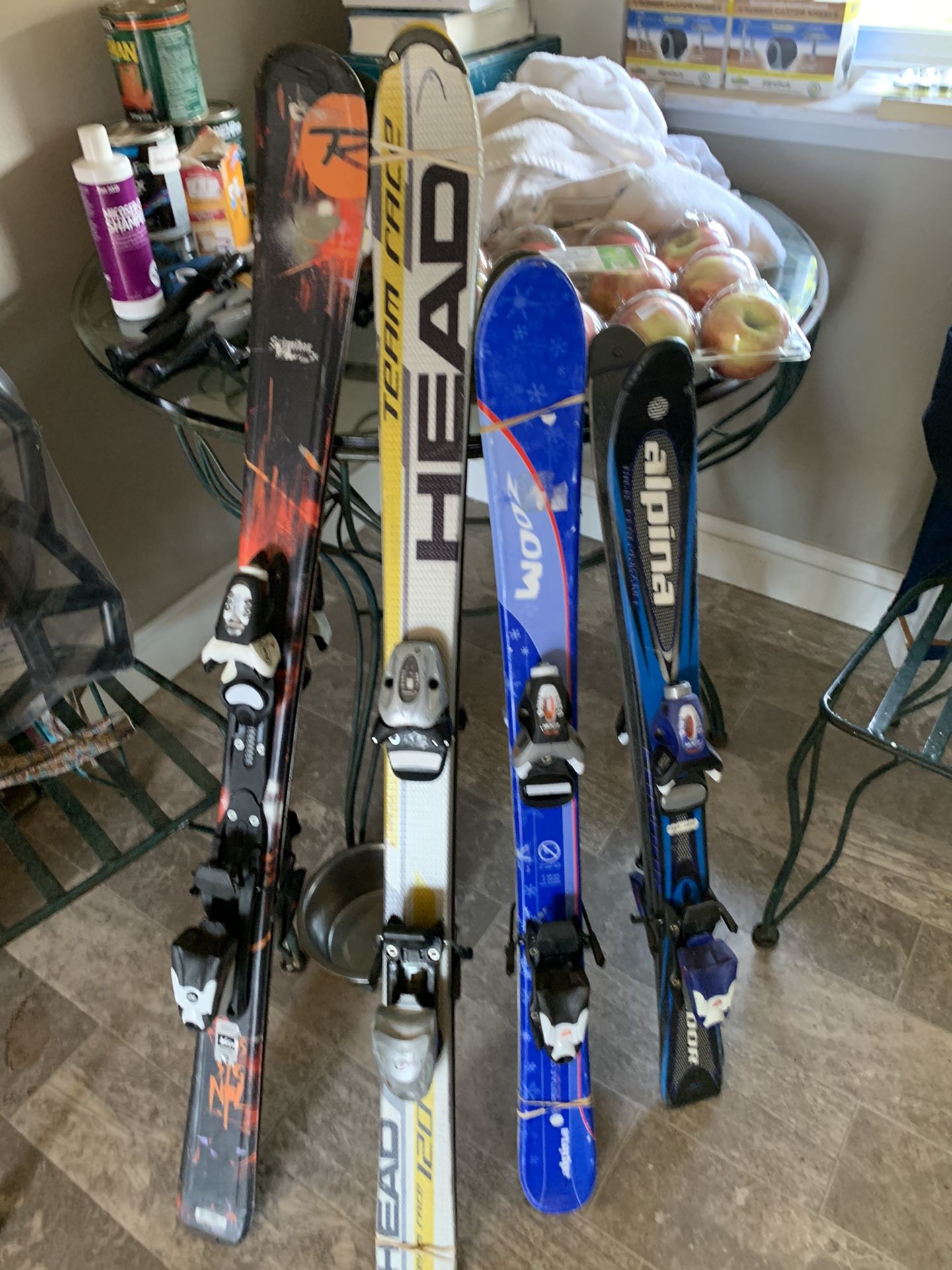 Skis, children sizes, $40 each