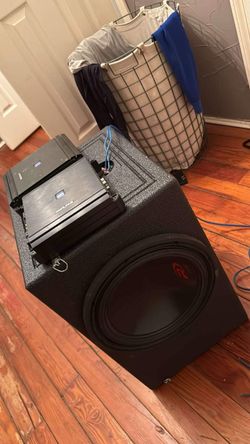 Nice full sound system sub box amps
