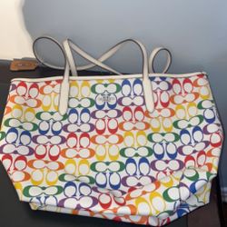 Large Coach Tote Bag