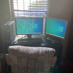 Dual Monitor Computer