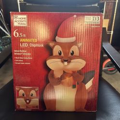6.5’ Christmas Chipmunk 🐿️ Blowup Decoration 