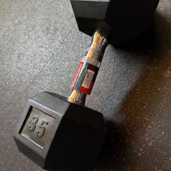 35lb Dumbbell Never Used