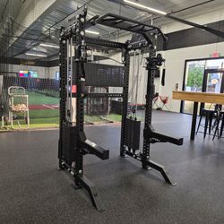 Vesta Pro Series 2in1 Squat Rack | Functional Trainer | 400lb Weight Stack | Commercial Grade | Gym Equipment | FREE DELIVERY🚚 🔴