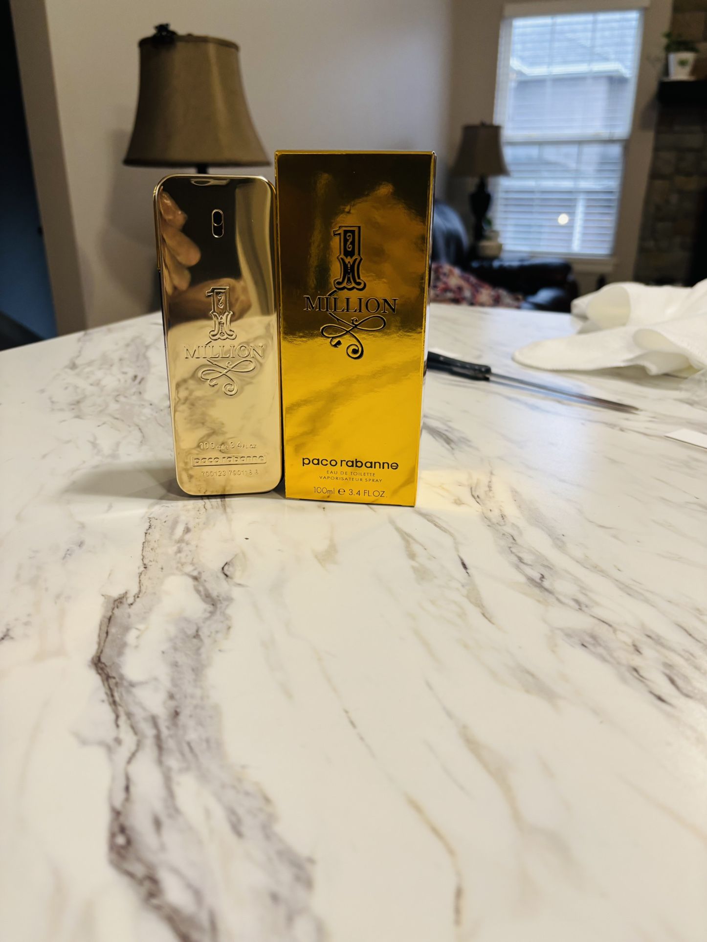 ✨ 1 Million by Paco Rabanne – 100ML 💰 Classic Gold Bar Scent