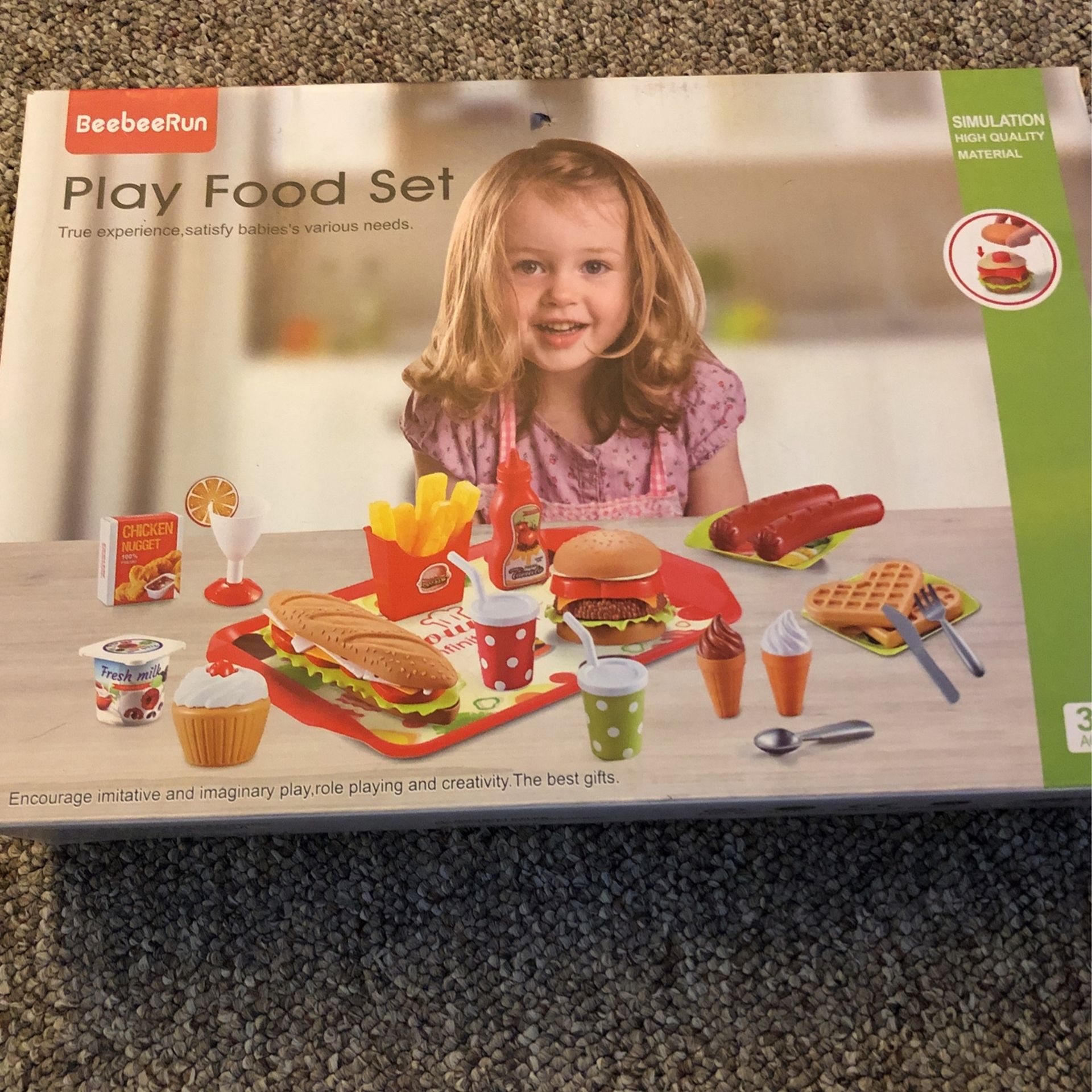 Pretend Play Food Set
