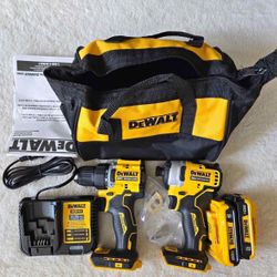 Dewalt 20 Volt Max Cordless Brushless Atomic combo kit