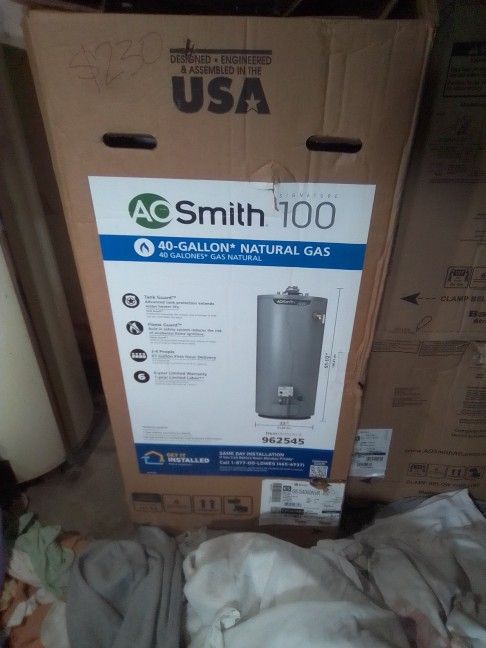 Hot Water Gas Tank..