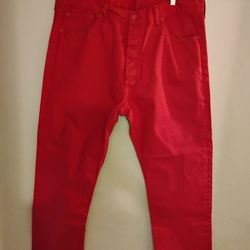 Levi's 501 Original W42 L30 Red
