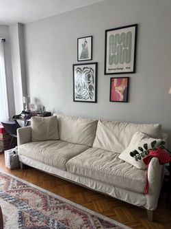 Beige couch