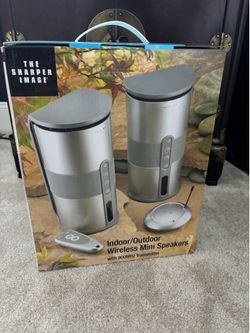 Sharper Image Wireless Mini Speakers