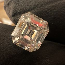 3 Carat Asscher  Cut Lab Diamond