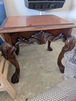 Solid Wood Side Table