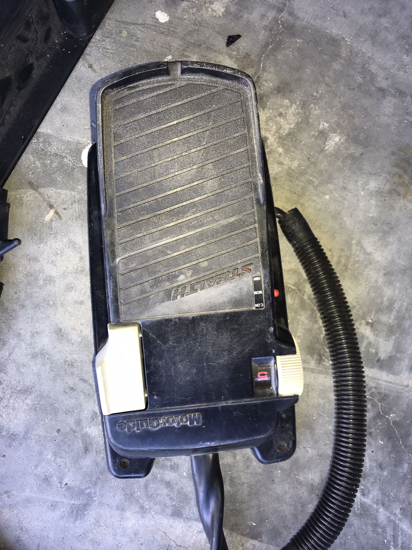 Stealth 300 Trolling Motor Foot Control 12 volt battery 30