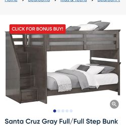 Full Size Twin Bunk Bed 