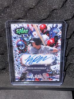 Wild Card 2024 Splat Baseball Kevin McGonigle Auto /11 Serial Numbered