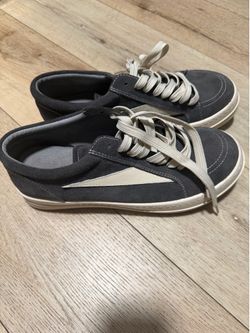 Gray Suede Rick Owens