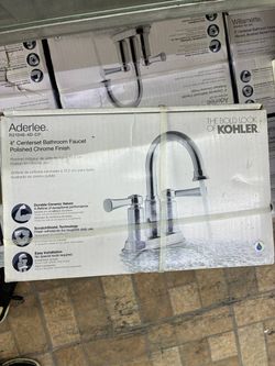 Aderlee 4" centerset bathroom faucet