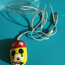 Vintage Disney Mickey Mouse Wired Computer Mouse 