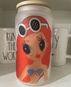 Karol g Mañana Sera Bonito 16oz Frosted Libbey Glass Cup 