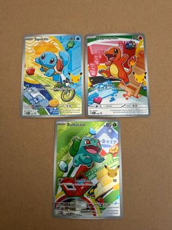 Pokemon Gen 1 starter Trio
