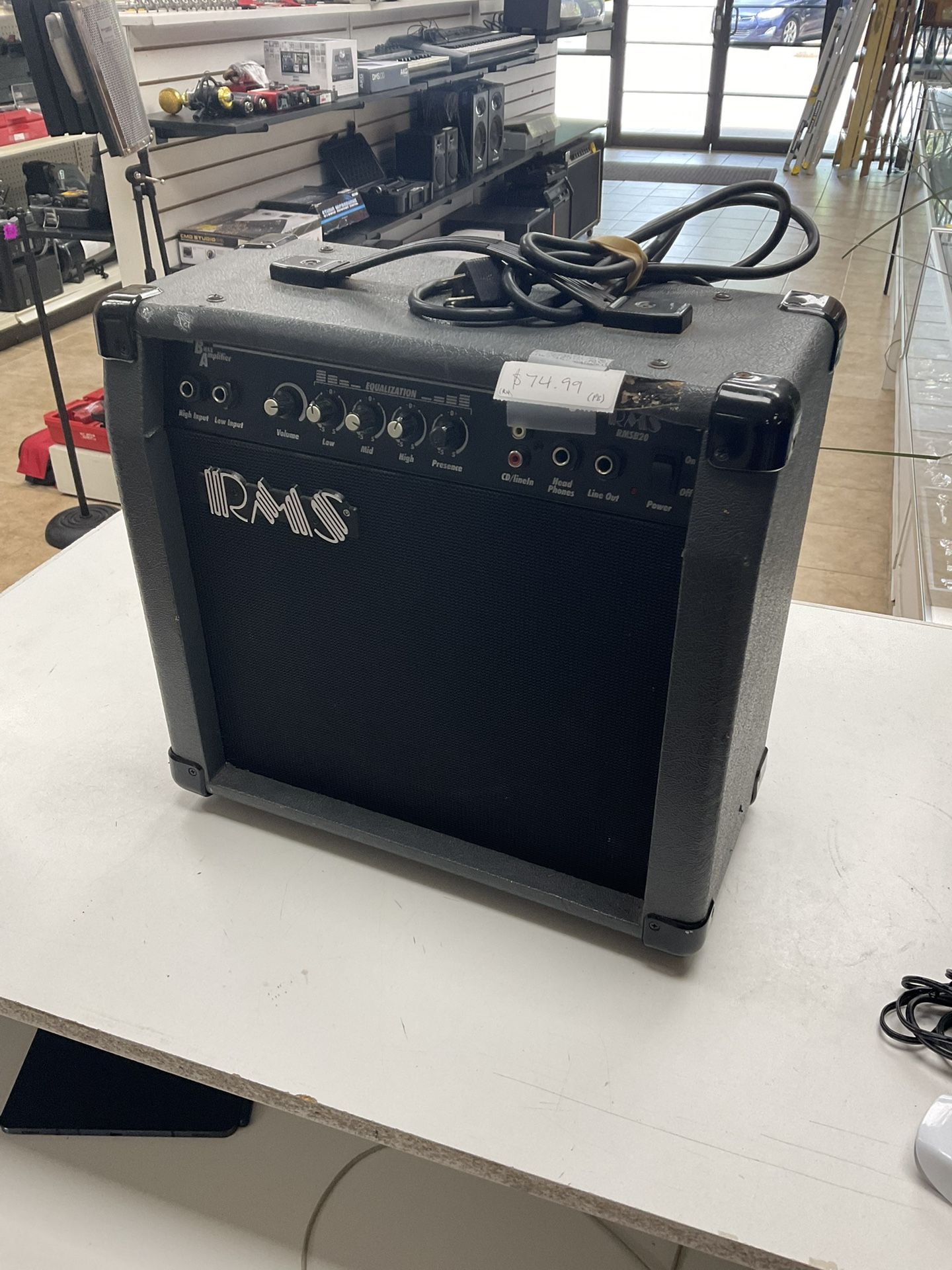 RMS Bass amp