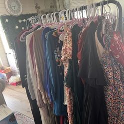 Woman’s size clothes there in good condition everything must go