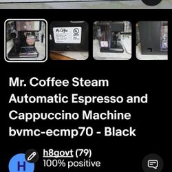 Mr. Coffee Espresso And Cappuccino Maker