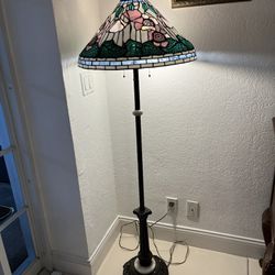 Antique Stained Lamp