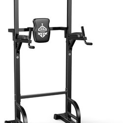 Sportsroyals Power Tower Pull Up Dip Station Assistive Trainer Multi-Function Home Gym Strength Training Fitness Equipment