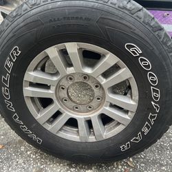 I am selling 4 Good Years brand tires in perfect condition. I bought some studded ones measuring T275/70R18. $60 each without the rim.