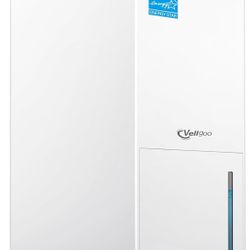 4,500 Sq.Ft Most Efficient Energy Star 2024 Dehumidifier,Vellgoo 52 Pint/Day Dehumidifier for Basement with Drain Hose, Smart Humidity Control, for Ho