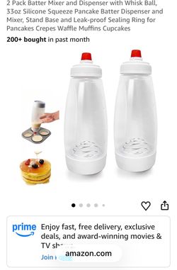 2 Pack Pancake Batter Mixer