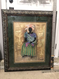 ORNATE BRONZE FRAME with Gold And Antiqued Look