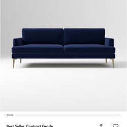 West Elm Andes Sofa + Ottoman — $300 (Retailed $2,598!) 🔥