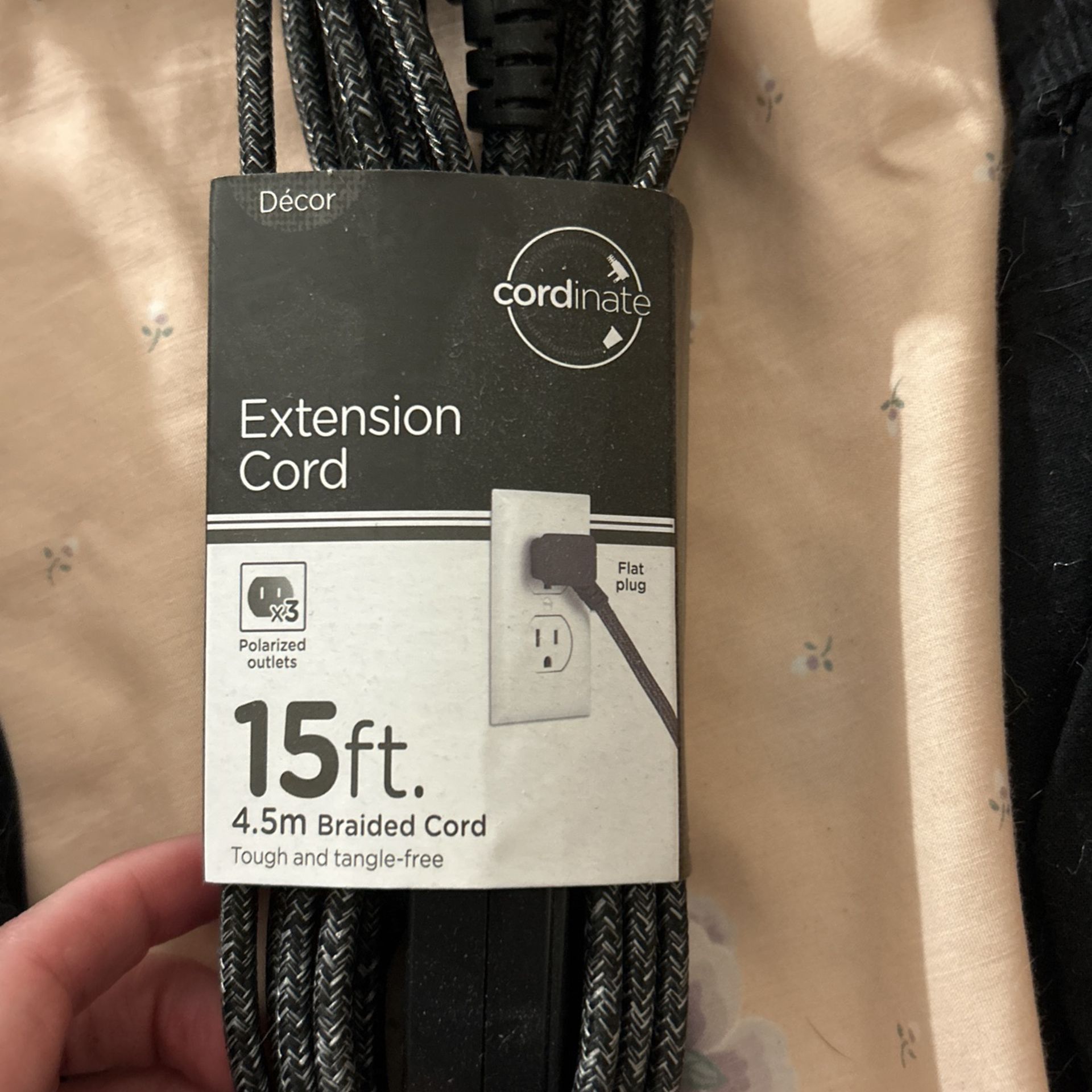 Brand new Cordinate 15ft Extension Cord