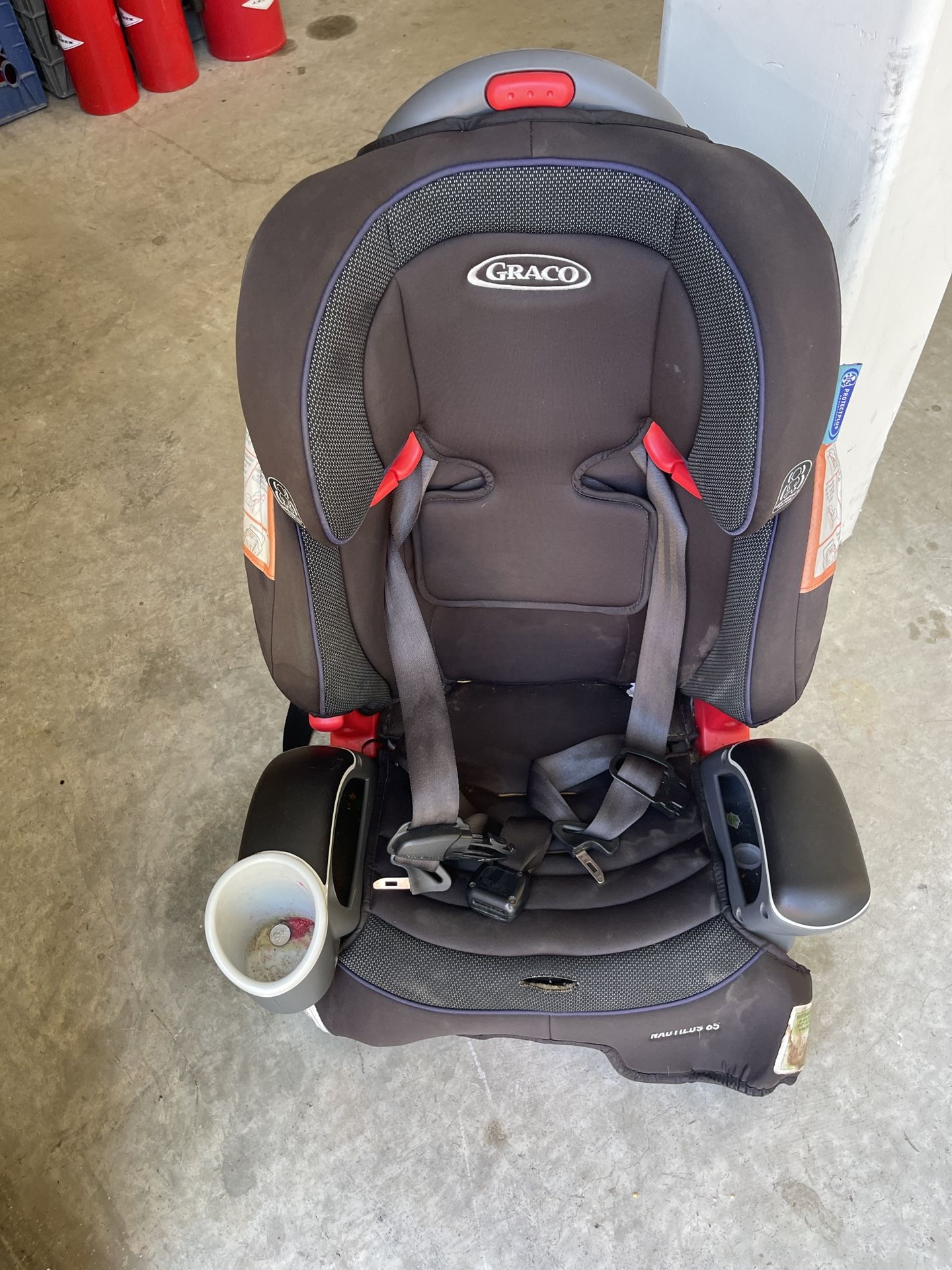 Car Seat And It’s Adjustable To boaster Seat Also Belt Is Adjustable