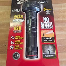 Wide Beam Flashlight