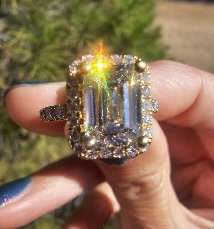 Emerald Cut Diamond Ring