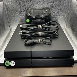 Sony PlayStation 4 PS4 Black Console 500GB, TESTED & WORKING! CUH-1215A