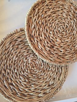 4 Placemats Natural Material 