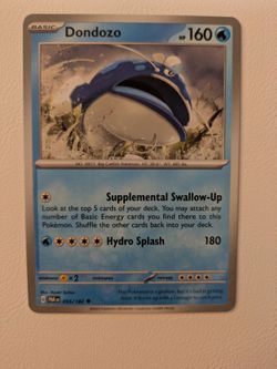 Dondozo Pokémon Card 055/182 PAR
