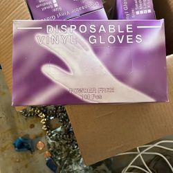 Disposable Vinyl Gloves 