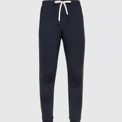 True Classic Dark Heather Navy Active Joggers Men Size Medium Brand New