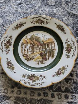 Ascot Service Plate by Wood and Sons England Decorative Wall Plate