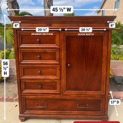  Dresser Armoire Solid Wood