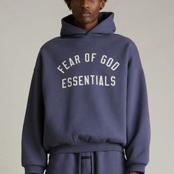 Fear of God Essentials Marine Hoodie *NEW*
