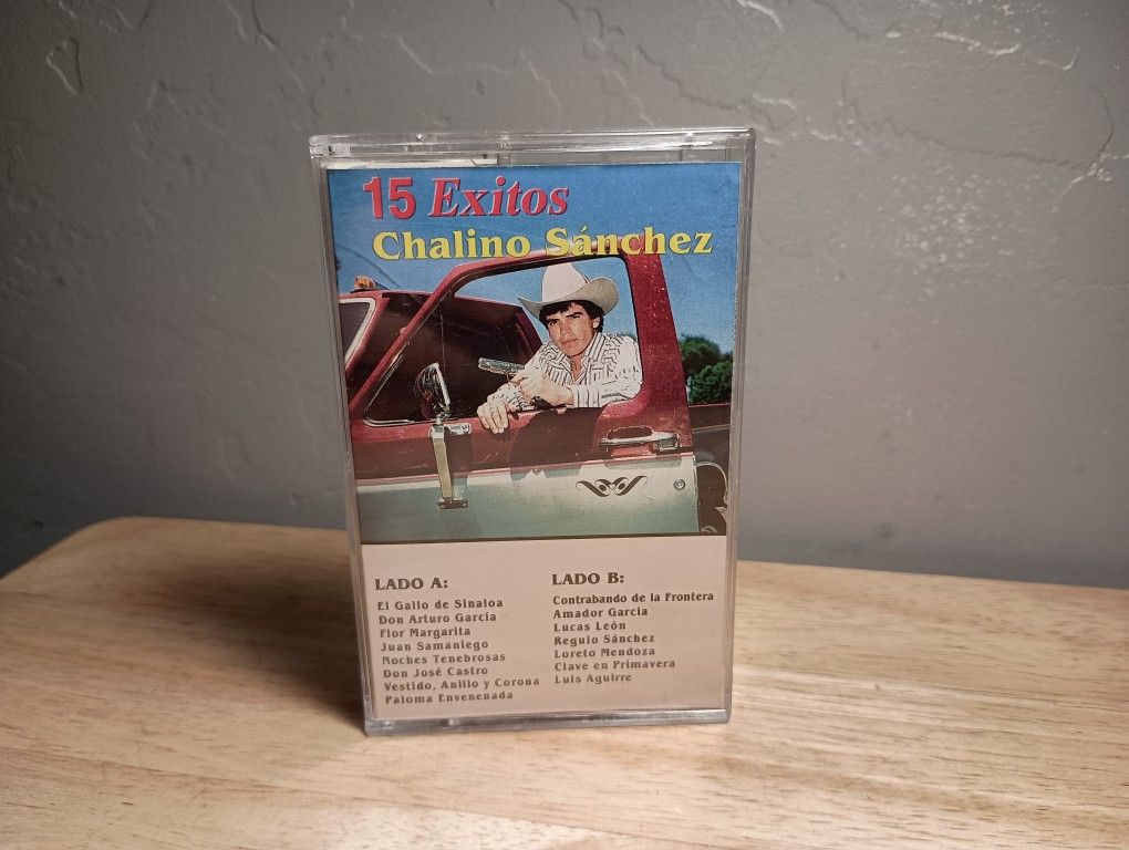 Chalino Sánchez Cassette (15 Exitos) El Gallo De Sinaloa