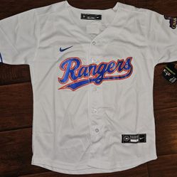 NWT Texas Rangers Gold #5 Seager Jersey Size Youth