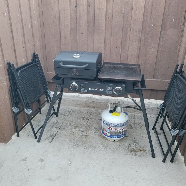 Blackstone 1555 grill / flat top griddle combo