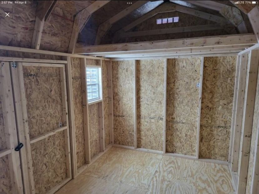8x14 Carolina Dutch Barn! Finance For $66/Month! Buy Outright For $3,188!
